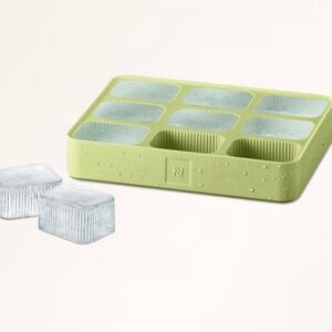 Nespresso Barista Ice Cube Tray Pistachio Green Silicone Brand New In Box Italy